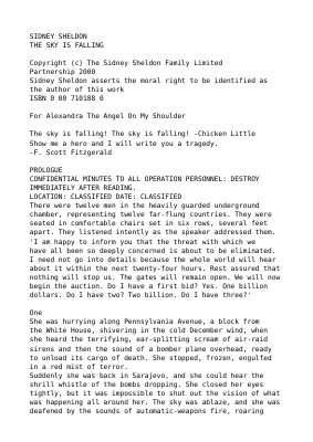 Sydney Sheldon - The Sky is Falling.pdf